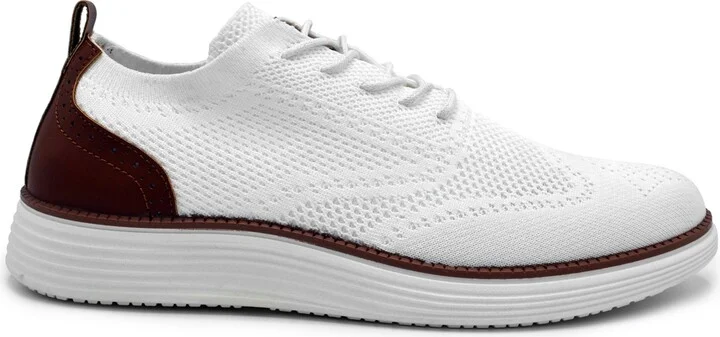 Akademiks Men's Olney Wingtip Knit Oxford Shoes - Image 8