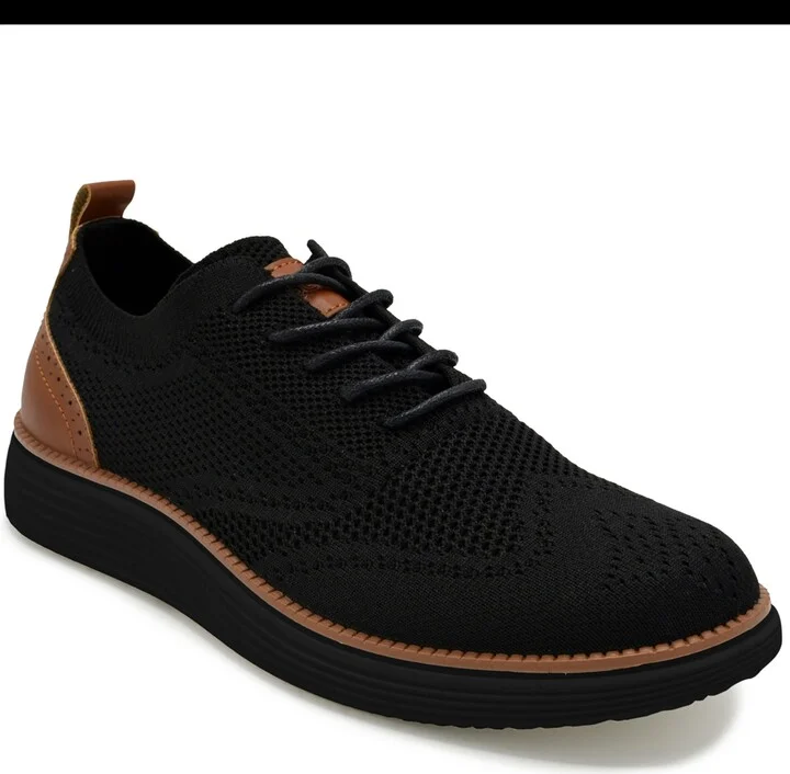 Akademiks Men's Olney Wingtip Knit Oxford Shoes