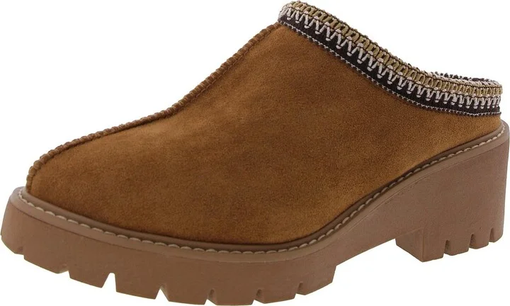 Akdaylin Womens Embellished Faux Fur Moccasins