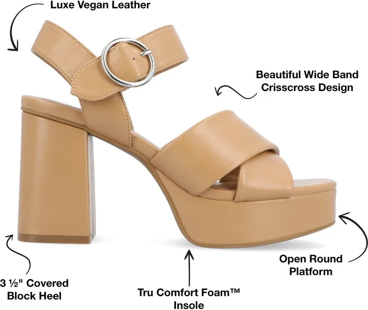 Akeely Block Heel Platform Sandal - Image 9