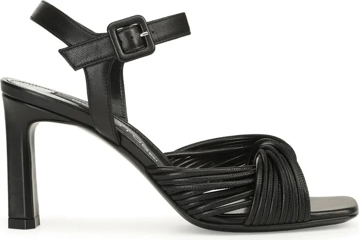 Akida twist-detailed leather sandals