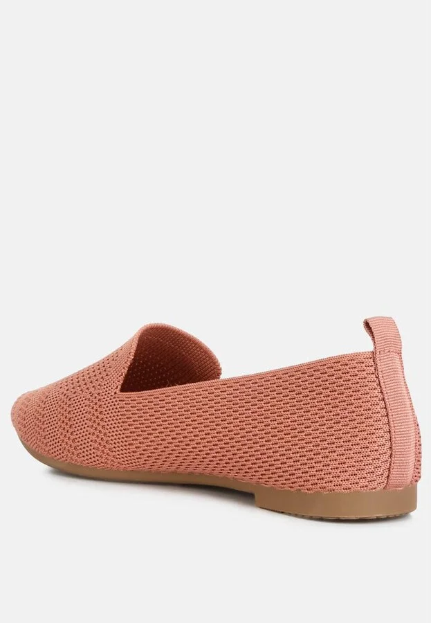 Akili Knit Textile Solid Flats - Image 11