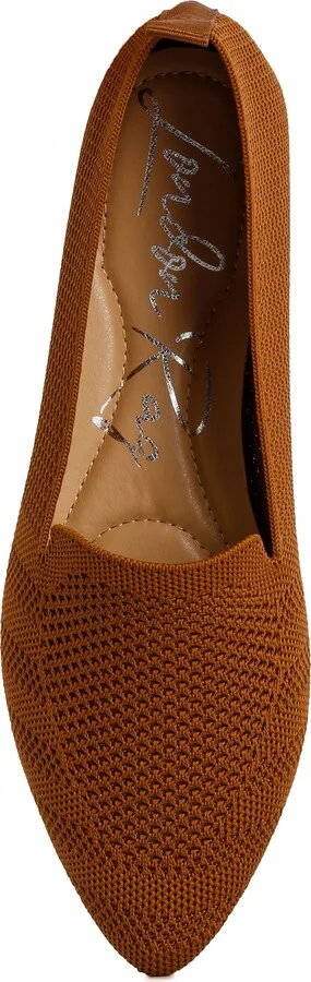Akili Textured Knit Pointed Toe Flat - Image 6