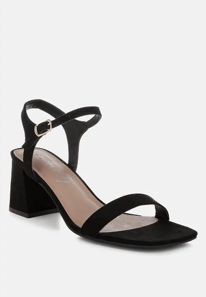 AKIYA Square Toe Block Heels Women - Image 2
