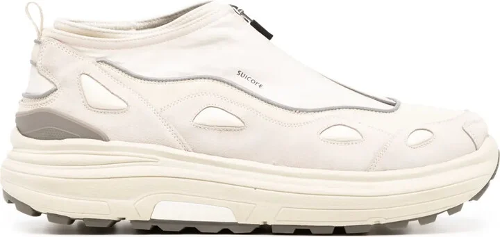 Akk-Zip panelled sneakers