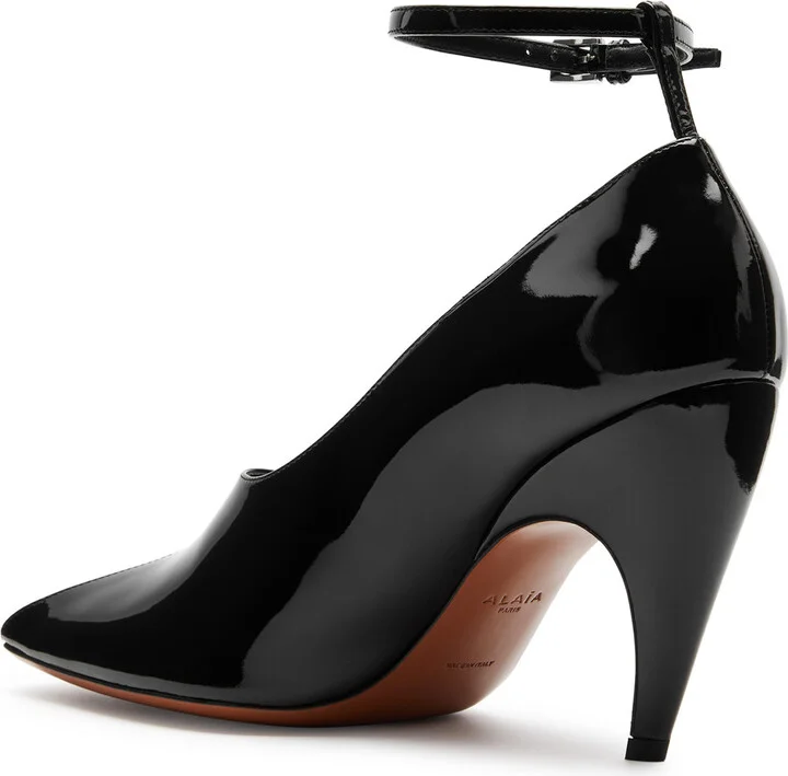 Alaïa 90 Patent Leather Pumps - Image 2
