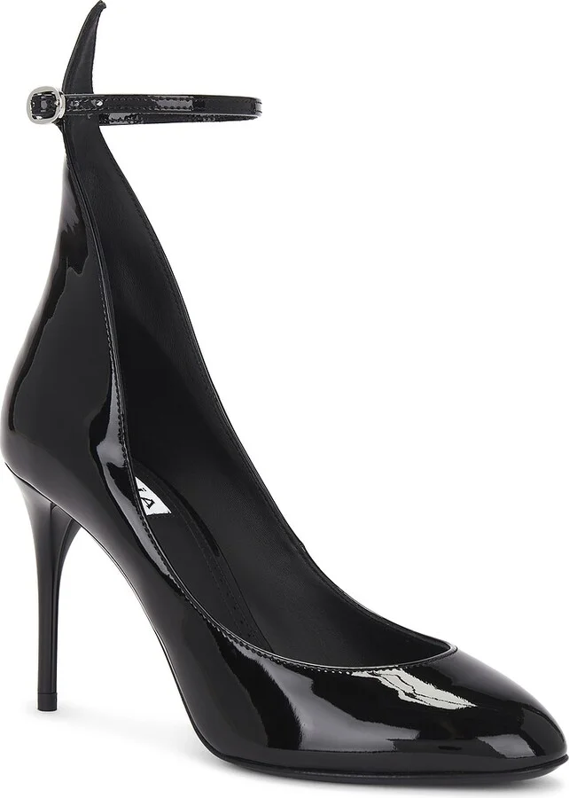 ALAÏA Ankle Strap Pump in Black - Image 2