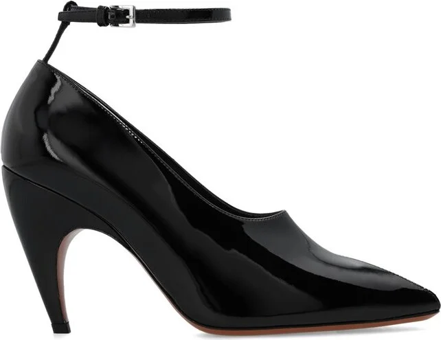 Alaïa Ankle-Strap Shark Pumps