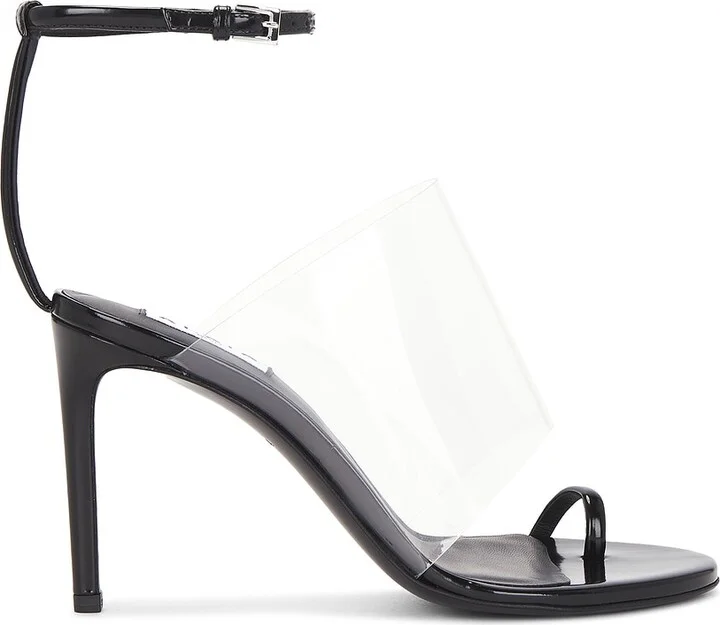 ALAÏA Asymmetric Sandal in Black - Image 2