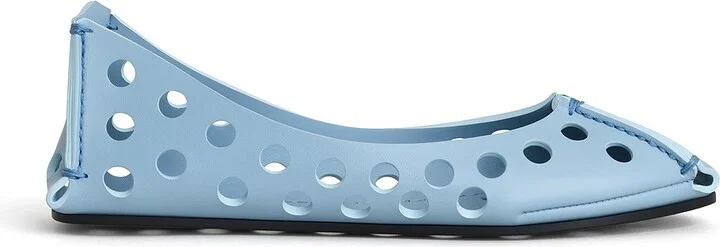 ALAÏA Ballet Flat in Baby Blue