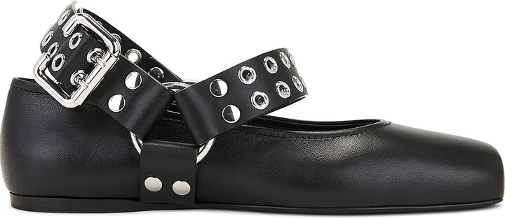 ALAÏA Ballet Flat in Black