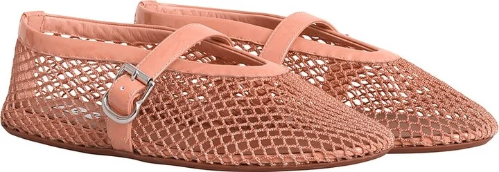 ALAÏA Ballet Flat in Blush