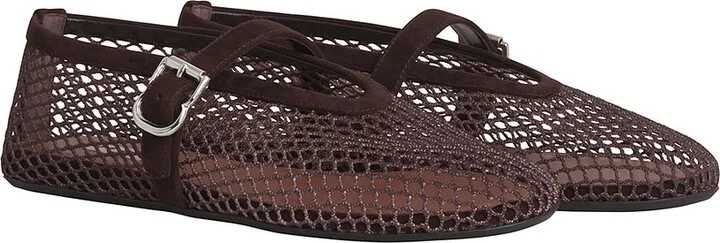 ALAÏA Ballet Flat in Chocolate