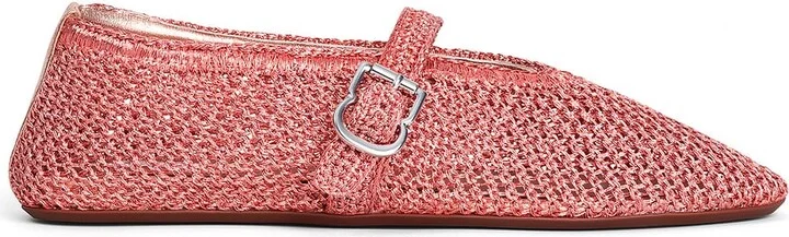 ALAÏA Ballet Flat in Coral