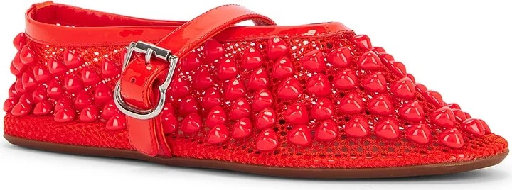 ALAÏA Ballet Flat in Orange - Image 2