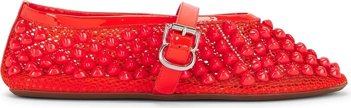 ALAÏA Ballet Flat in Orange