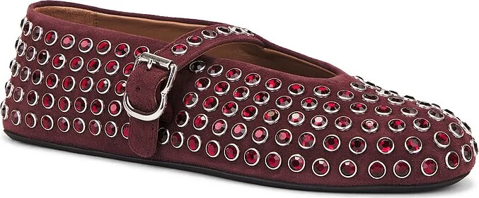 ALAÏA Ballet Flat in Red - Image 2