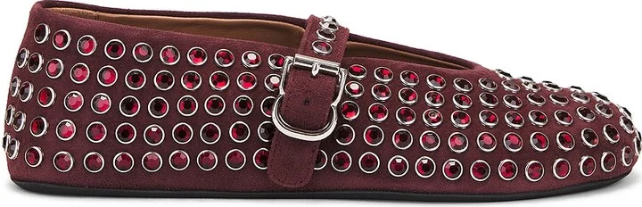 ALAÏA Ballet Flat in Red
