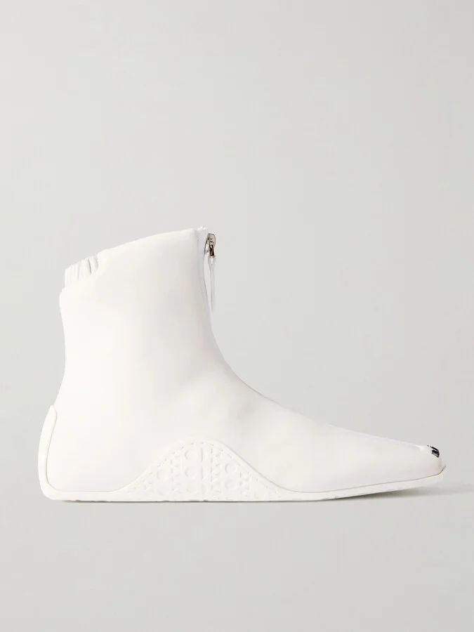 Alaïa - Basket Neoprene High-top Sneakers - White