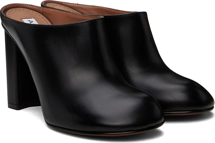 ALAÏA Black Babylon Mules - Image 4