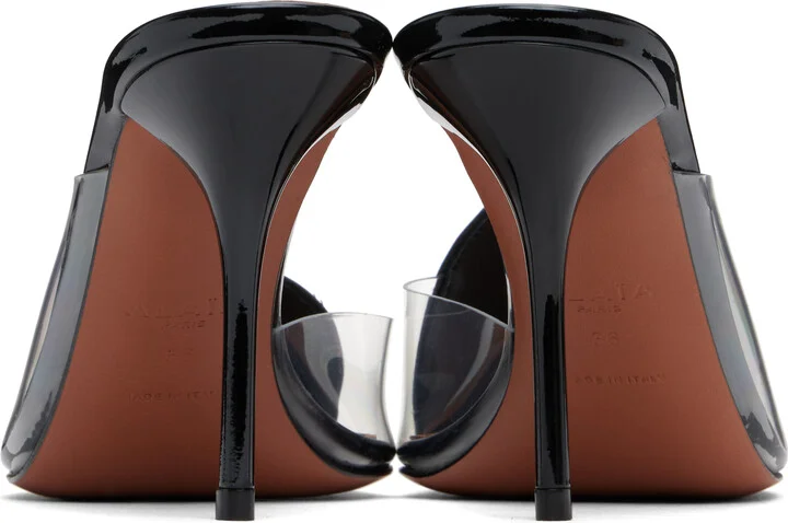 ALAÏA Black Calfskin Leather 90 Mules - Image 2