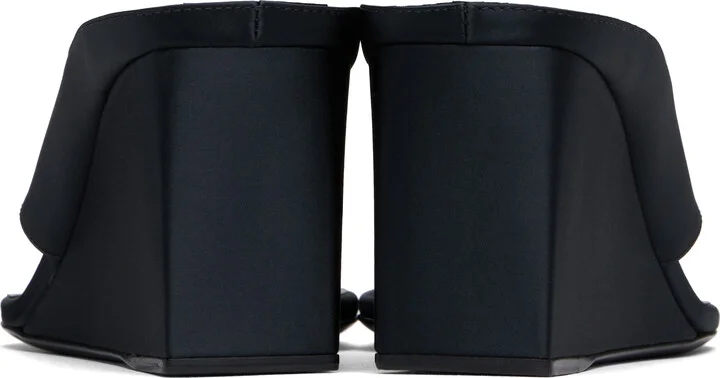 ALAÏA Black Cube Thong Mules - Image 2