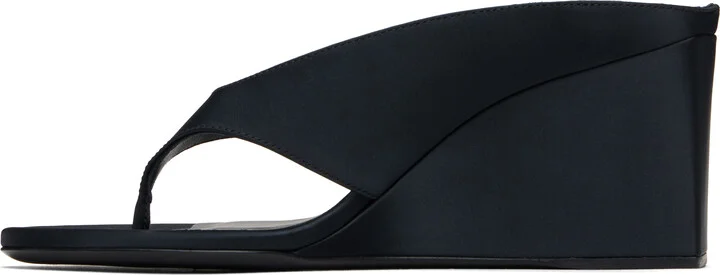 ALAÏA Black Cube Thong Mules - Image 3