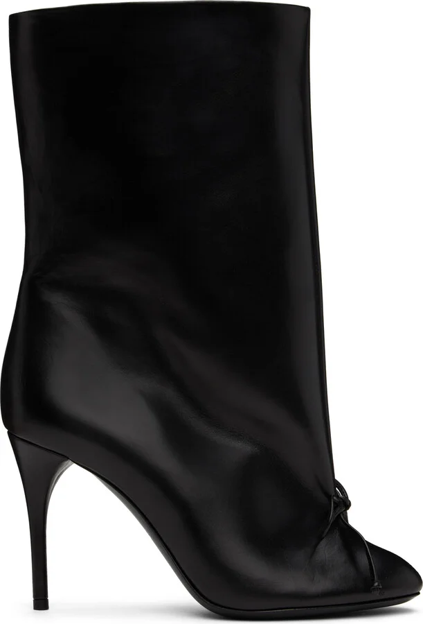ALAÏA Black Decollete Low Boots