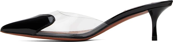 ALAÏA Black Heart Mules - Image 3