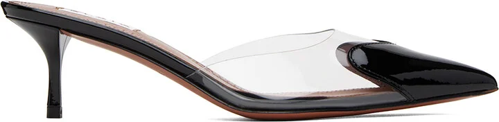 ALAÏA Black Heart Mules