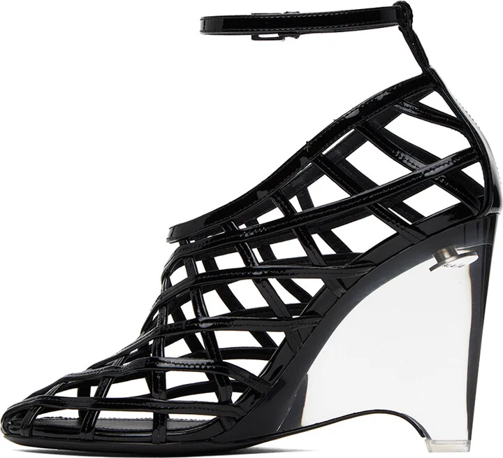ALAÏA Black 'La Cage' Heels - Image 3