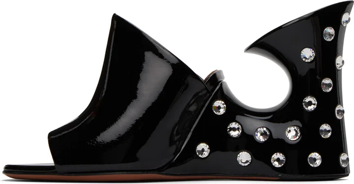 ALAÏA Black 'La Sculpture' Mules - Image 3