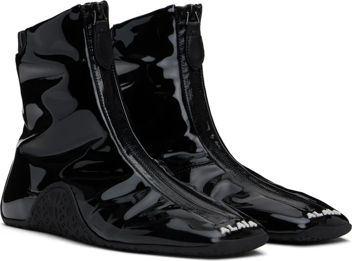 ALAÏA Black 'La Sneaker' Sneakers - Image 4