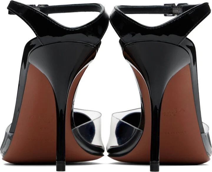 ALAÏA Black 'Le Cœur' 90 Heels - Image 2