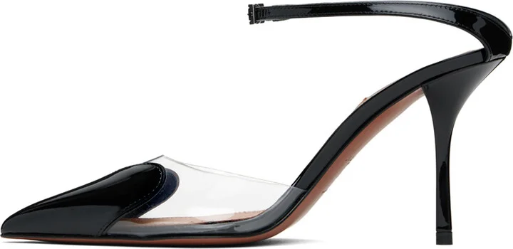 ALAÏA Black 'Le Cœur' 90 Heels - Image 3