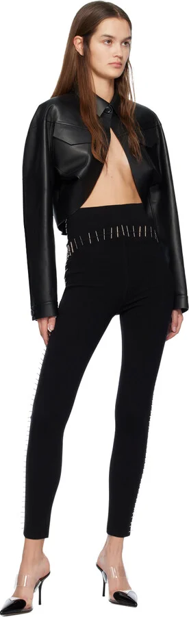 ALAÏA Black 'Le Cœur' Mules - Image 5