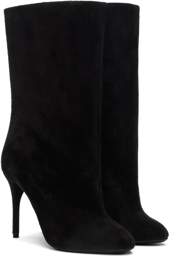 ALAÏA Black Low 90 Boots - Image 4