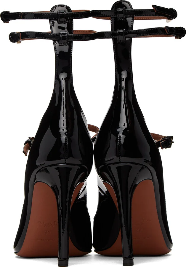 ALAÏA Black Mary Jane Heels - Image 2