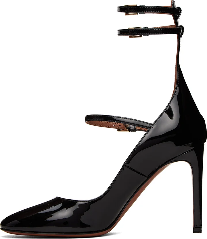 ALAÏA Black Mary Jane Heels - Image 3