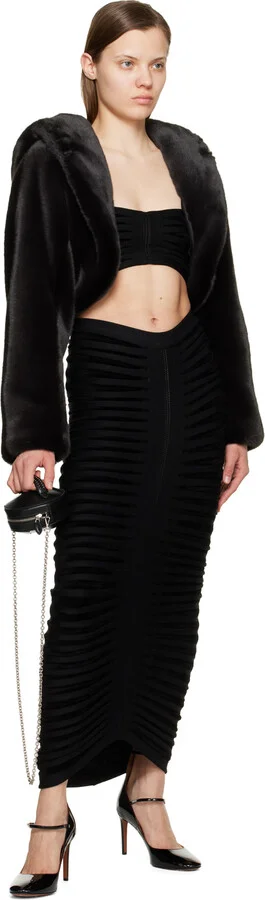 ALAÏA Black Mary Jane Heels - Image 5