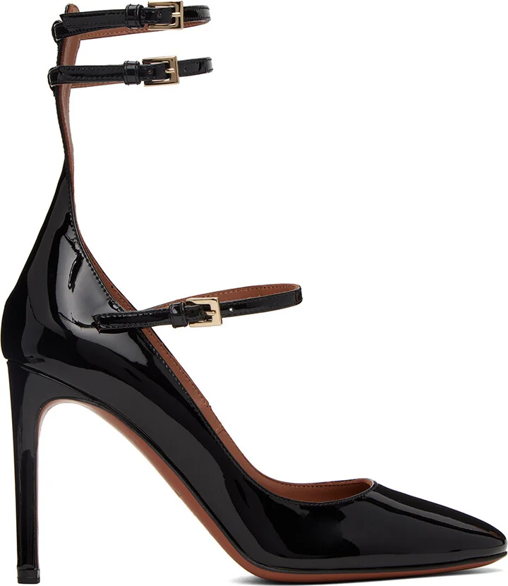 ALAÏA Black Mary Jane Heels