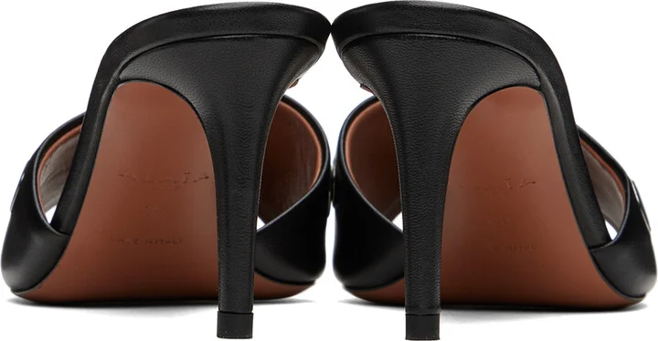 ALAÏA Black Oeillets Mules - Image 2