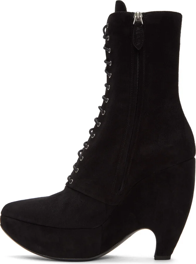 ALAÏA Black Plexi Boots - Image 3