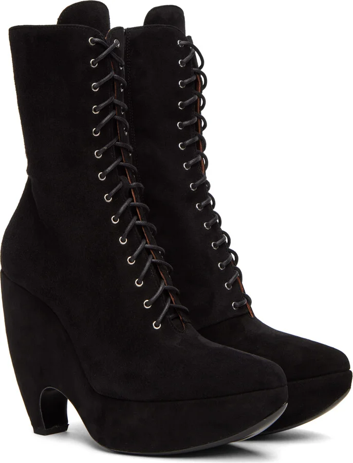 ALAÏA Black Plexi Boots - Image 4