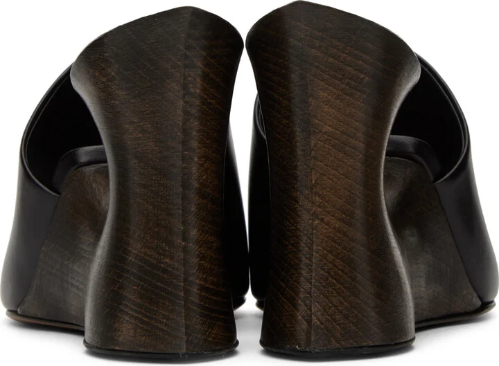 ALAÏA Black Sculpture Mules - Image 2