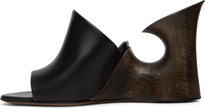 ALAÏA Black Sculpture Mules - Image 3