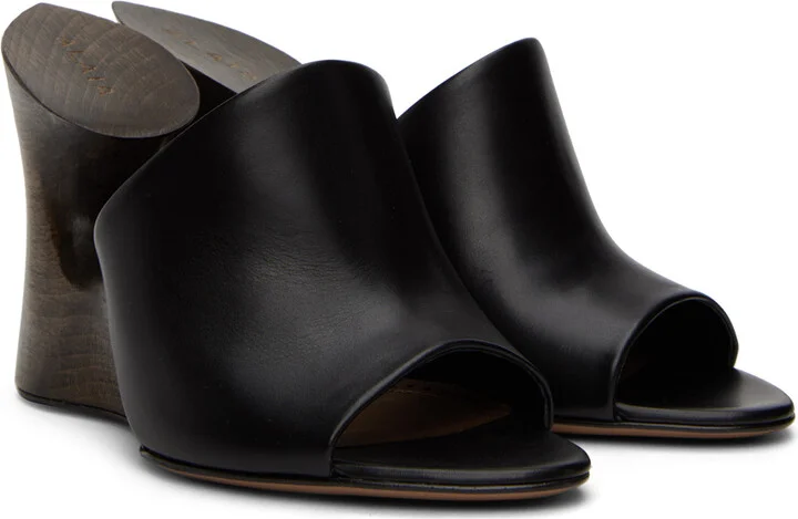 ALAÏA Black Sculpture Mules - Image 4