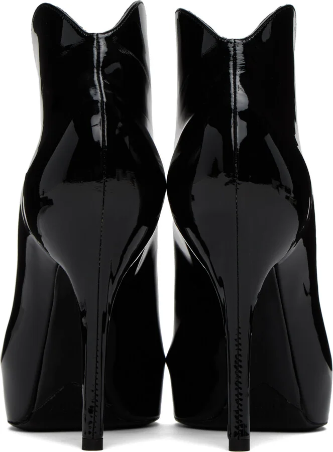 ALAÏA Black Slick Boots - Image 2