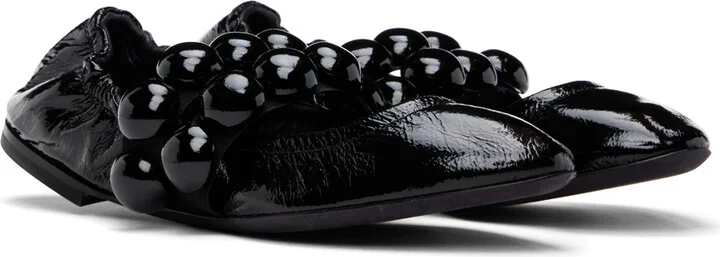 ALAÏA Black Sphere Ballerina Flats - Image 4