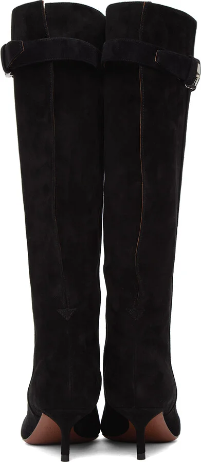 ALAÏA Black Vented Boots - Image 2